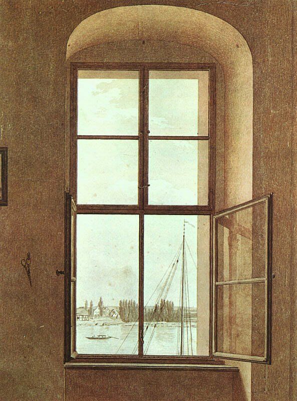 Caspar David Friedrich View from the Painter's Studio